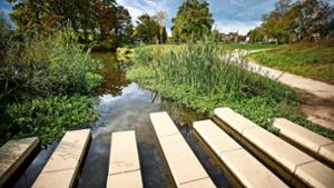 Vielerorts wurden für die Gartenschau neue Zugänge zur Rems geschaffen – wie an den Mühlwiesen in Großheppach. Foto: Gottfried Stoppel