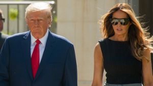 Donald und Melania Trump in West Palm Beach im vergangenen Jahr. Foto: imago images/ZUMA Wire