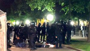 In der Nacht zum Sonntag  gab es rund um den Schlossplatz Auseinandersetzungen zwischen Jugendlichen und der Polizei. Foto: 7aktuell.de/Simon Adomat/7aktuell.de | Simon Adomat