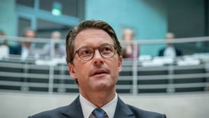 Bundesverkehrsminister Andreas Scheuer äußerte sich in der Nacht zu Freitag im Untersuchungsausschuss des Bundestags. Foto: dpa/Michael Kappeler