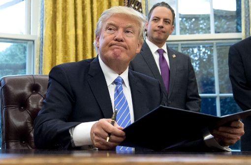 Der neue US-Präsident Donald Trump hatte den Austritt bei TPP schon vor der Wahl angekündigt. Foto: AFP