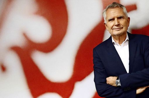  Wolfgang Dietrich hat eine klare Haltung: Er will VfB-Präsident bleiben. Foto: Baumann