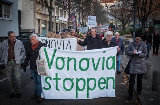 Protest von Mietern  mit Wirkung: Das Unternehmen Vonovia hat jetzt angekündigt, den Betroffenen entgegenzukommen. Foto: Lichtgut/Achim Zweygarth