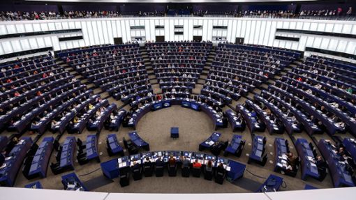Das Europäische Parlament in Straßburg - am 9. Juni findet in Deutschland die Europawahl statt. Foto: Jean-Francois Badias/AP/dpa