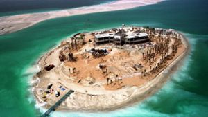 Hier lässt es sich leben – oder doch nicht? Künstlich aufgeschüttete Insel vor Dubai. Foto: imago stock&people/imago stock&people