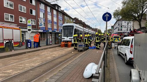 Ein siebenjähriger Junge ist in Gelsenkirchen von einer Straßenbahn erfasst und tödlich verletzt worden. Foto: Justin Brosch/dpa