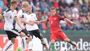 Österreich und Portugal trennten sich 1:1 im Gruppenspiel der U19 Europameisterschaft. Foto: dpa