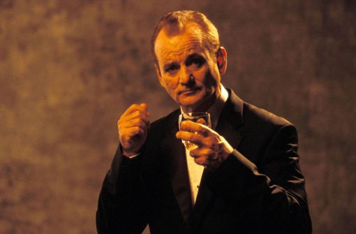 Bill Murray als schweigsamer Whisky-Trinker in Sofia Coppolas Spielfilm-Drama „Lost in Translation“ (2003) Foto: Imago