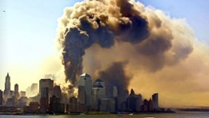 Asche, Trümmer, Tote: New York am 11. September 2001. Foto: dpa/Hubert Boesl