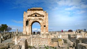 Kolossal: Die Ruinen der Römerstadt Mactaris in Tunesien Foto: Bettina Bernhard