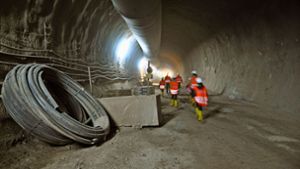 Tunnelarbeiten bei S 21 Foto: Claudia Leihenseder