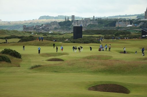Auf dem Old Course von St. Andrews spielen die weltbesten Golfer beim 144. British Open. Foto: Getty