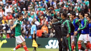 Die mexikanischen Spieler hatten beim 5:1-Sieg gegen Neuseeland allen Grund zur Freude - beim Playoff-Rückspiel sollte da eigentlich nicht mehr viel passiere. Foto: dpa