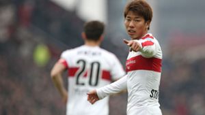 Takuma Asano bleibt beim VfB Stuttgart. Foto: Pressefoto Baumann