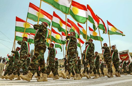 Die Peschmerga, die kurdischen Kämpfer im Nordirak, hoffen irgendwann auf eine unabhängige Kurdenregion. Foto: AFP