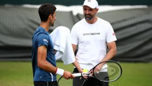 Novak Djokovic (links) setzt in Wimbledon auf Goran Ivanisevic. Foto: Getty Images