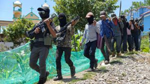 Im mexikanischen Bundesstaat Chiapas greifen Indigene zu den Waffen, um sich gegen die Drogenkartelle zu verteidigen. Foto: imago images/Agencia EFE/Carlos López