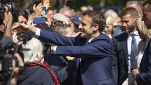 Emmanuel Macron hat die Präsidentenwahl in Frankreich deutlich gewonnen. Doch ein fader Beigeschmack bleibt. Foto: IMAGO/Xinhua/IMAGO/Angelini Hans