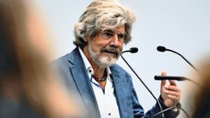 Reinhold Messner bei seinem Auftritt in Stuttgart im September 2020. Foto: Lichtgut/Max Kovalenko