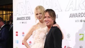 US-Schauspielerin Nicole Kidman begleitet ihren Mann Keith Urban, der die Preisverleihung moderiert. Foto: Getty Images AsiaPac