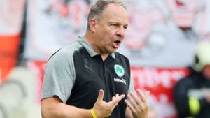 Alexander Zorniger, der Trainer der SpVgg Greuther Fürth. Foto: imago/Sven Sonntag