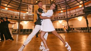 Renata und Valentin Lusin leben für das Tanzen. Foto: Baumann