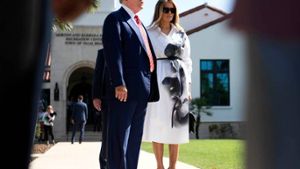 Melania Trump und Donald Trump absolvierten einen gemeinsamen Termin. Foto: imago/USA TODAY Network