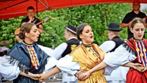 Fremde Kulturen kann man beim Internationalen Familienfest (hier eine kroatische Volkstanzgruppe) kennenlernen. Foto: Weingand