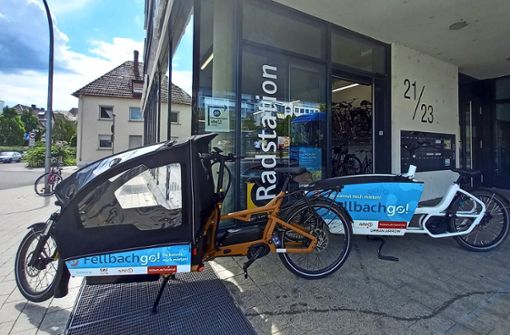 Nun können zwei verschiedene Lastenräder kostenfrei  in Fellbach gebucht werden. Foto: esc