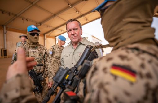 Verteidigungsminister Pistorius in Mali Foto: dpa/Michael Kappeler