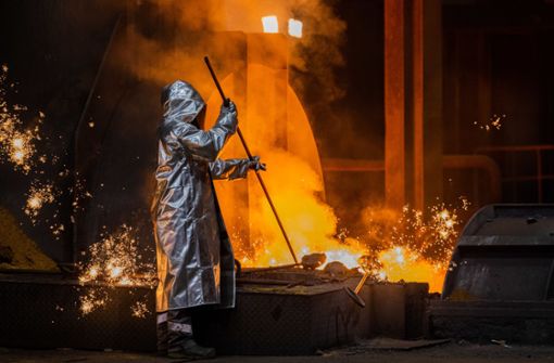 Die EU genehmigt Beihilfen für die Herstellung von „grünem“ Stahl. Foto: dpa/Rolf Vennenbernd