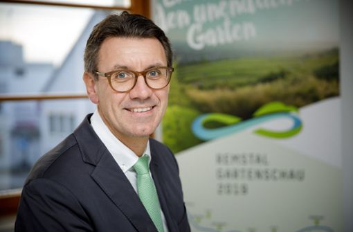 Gartenschau-Geschäftsführer Thorsten Englert hofft auf begeisterte Remstäler. Foto: Jan Potente