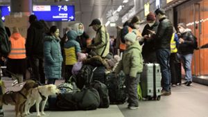 In den kommenden Tagen und Wochen werden viele Geflüchtete aus der Ukraine in Deutschland erwartet – so wie hier am Berliner Hauptbahnhof. Foto: dpa/Paul Zinken