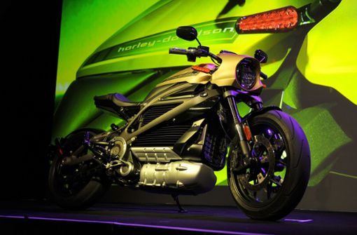 Harley Davidson zeigt auf der Technik-Messe CES sein erstes Elektro-Motorrad. Foto: dpa