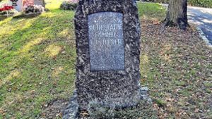 Das Grab Eduard Fiechtners auf dem Untertürkheimer Friedhof. Foto: Elke Hauptmann