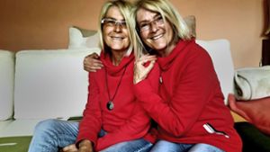 Seit 62 Jahren unzertrennlich: Mary (links) und Gisela Hafner Foto: / Robin Szuttor