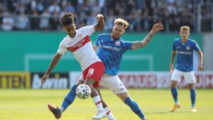 Der VfB Stuttgart hat bei Hansa Rostock 1:0 gespielt. Wir haben die Leistungen der einzelnen VfB-Akteure wie folgt bewertet. Foto: dpa/Danny Gohlke