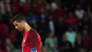 Im EM-Spiel gegen Island erreichte Portugal lediglich ein Unentschieden. Die Enttäuschung war Cristiano Ronaldo anzusehen. Foto: AFP