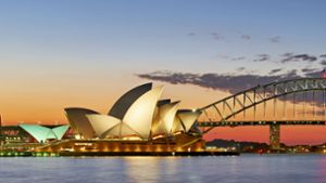 Das Opernhaus in Sydney bleib bei der Krönung von  Charles III. dunkel. (Symbolfoto) Foto: IMAGO/Zoonar/IMAGO/Zoonar.com/Marco Brivio