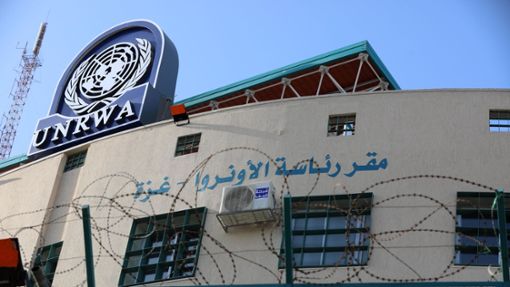 Das Hauptquartier der United Nations Relief and Works Agency (UNRWA) im Gazastreifen. Foto: Ashraf Amra/Zuma Press/dpa