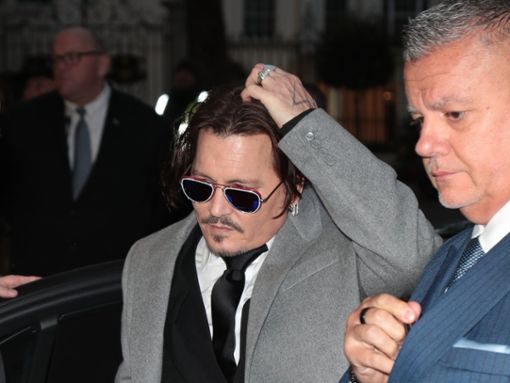 Neuer Look: Johnny Depp in London. Foto: Action Press