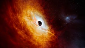 Schwarze Löcher sind Orte ohne Wiederkehr. Die Anziehungskraft dieser kosmischen Schwerkrafttrichter im Raumzeitgefüge ist so stark, dass nichts ihnen entkommen kann.  Foto: Imago/Cover Images