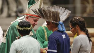 Malerisch ja, aber auch folgenreich? Die Amazonas-Synode in Rom Foto: dpa/Andrew Medichini