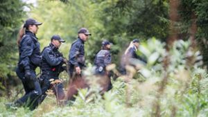 Die Polizei hat die Waldstücke rund um Villingendorf abgesucht. Foto: dpa