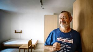 Der Sozialarbeiter Benjamin Bursztyn hat Geld aus dem Mutmacher-Projekt an seine Klienten weitergegeben. Foto: Gottfried Stoppel