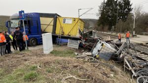 Der Unfall ereignete sich auf der Frankenbahn bei Lauffen am Neckar. Foto: SDMG/SDMG / Schulz