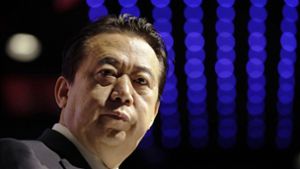 Der vermisste Interpol-Präsident Meng Hongwei. Foto: AP