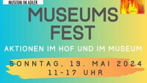 Plakat zum Museumsfest Foto: Museum im Adler