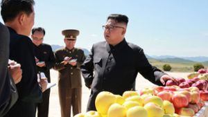 Der Schlagabtausch zwischen Donald Trump und Kim Jong Un (im Bild) geht weiter. Foto: dpa