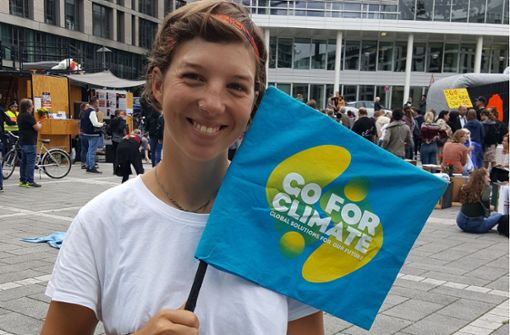 Camilla Kranzusch hat ihren Beruf an den Nagel gehängt und ist Klimaaktivistin geworden Foto: /Bilger